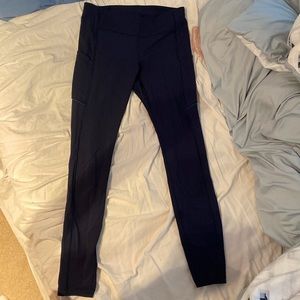 navy blue lulu lemon leggings
